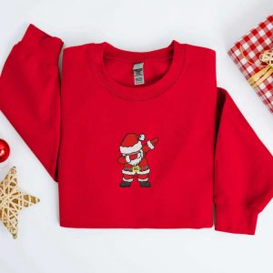 embroidered christmas sweatshirt embroidered santa christmas sweatshirt women christmas sweatshirt christmas crewneck sweater xmas shirt 3.jpeg