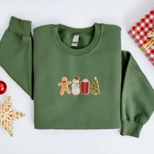 embroidered christmas sweatshirt gingerbread cookies sweater for christmas 3.jpeg