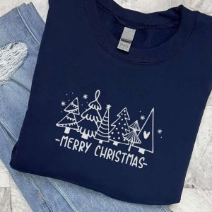 embroidered christmas tree sweatshirt christmas shirts for women christmas shirt shirts for christmas tree t shirt cute holiday sweater 4.jpeg