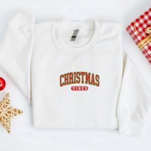 embroidered christmas vibes sweatshirt embroidered retro christmas sweater crewneck women christmas sweatshirt winter sweater ugly christmas 1.jpeg