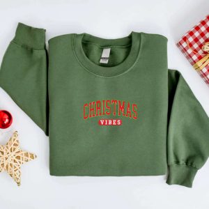 embroidered christmas vibes sweatshirt embroidered retro christmas sweater crewneck women christmas sweatshirt winter sweater ugly christmas 4.jpeg