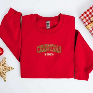 embroidered christmas vibes sweatshirt embroidered retro christmas sweater crewneck women christmas sweatshirt winter sweater ugly christmas 5.jpeg