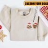 Embroidered Custom Christmas Dog Sweatshirt, Personalize…