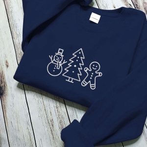 embroidered gingerbread cookies sweatshirt christmas gift embroidery hoodies xmas matching sweatshirt christmas gift fall hoodies 1.jpeg