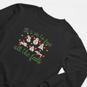 embroidered mental health christmas shirt it s ok to feel all the feels christmas gift for her christmas psychologist school counselor 3.jpeg