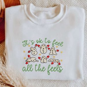 Embroidered Mental Health Sweatshirt, It’s Ok…