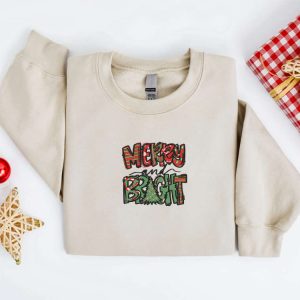 embroidered merry and bright christmas sweatshirt embroidered christmas sweater crewneck women christmas shirt winter sweater ugly christmas 1.jpeg