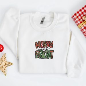 embroidered merry and bright christmas sweatshirt embroidered christmas sweater crewneck women christmas shirt winter sweater ugly christmas.jpeg