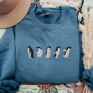 embroidered penguin sweatshirt embroidered penguin sweatshirt gift for family 3.jpeg