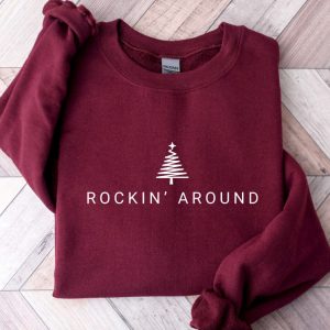 Embroidered Rockin’ Around The Christmas Tree…