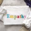 Empathy Embroidered Sweatshirt 2D Crewneck Sweatshirt For Men Women