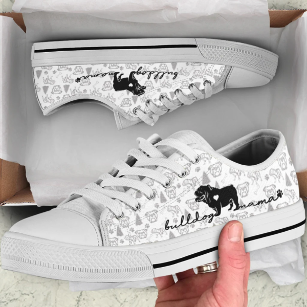 Stylish English Bulldog Low Top Shoes – Shop Sneaker PN206411