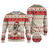 English Bulldog Scratch Ugly Christmas Sweater,…