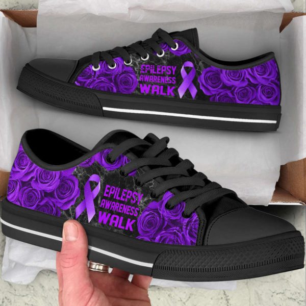 Epilepsy Awareness Shoes Walk Low Top Shoes Canvas Shoes