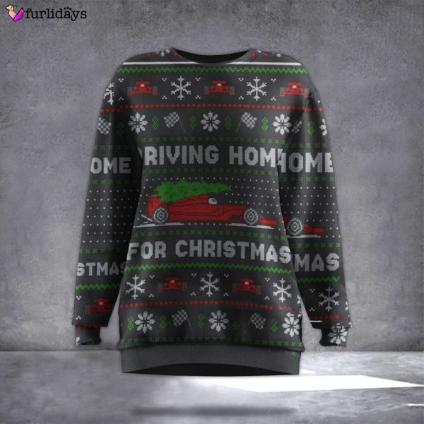 F1 Christmas Sweatshirt F1 Ugly Sweatshirt Driving Home For Christmas Clothing