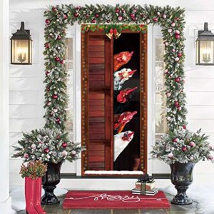 Farm Chicken Merry Christmas Door Cover…