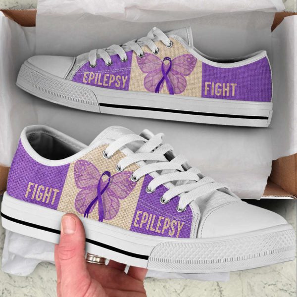 Fight Epilepsy Shoes Texture Low Top Shoes Canvas Shoes