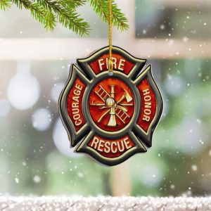 Firefighter Christmas Ornament 2023 Firefighter Christmas…