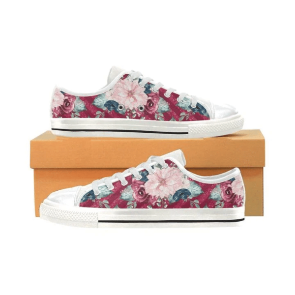 Stylish Floral Dog Low Top Shoes – Unique Pet-inspired Footwear