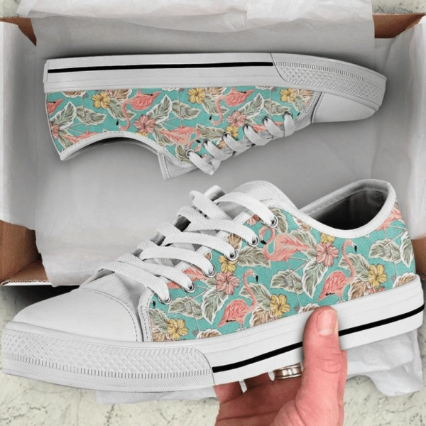 Floral Dog Low Top Shoes PN206254Sb: Blossom into Canine Elegance
