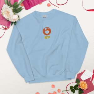 fox embroidered sweatshirt 2d crewneck sweatshirt for men and women sws3155 2.jpeg