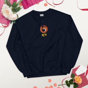 Fox Embroidered Sweatshirt 2D Crewneck Sweatshirt…