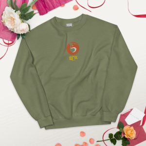 fox embroidered sweatshirt 2d crewneck sweatshirt for men and women sws3155 4.jpeg