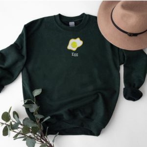 fried egg embroidered sweatshirt 2d crewneck sweatshirt for men and women sws3132 1.jpeg