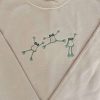 Frog Lover Embroidered Sweatshirt Crewneck Sweatshirt For Women And Women