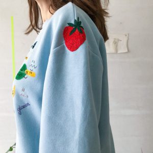 fruits of the gloom embroidered sweatshirt 2d crewneck sweatshirt for men and womensws3479 1.jpeg