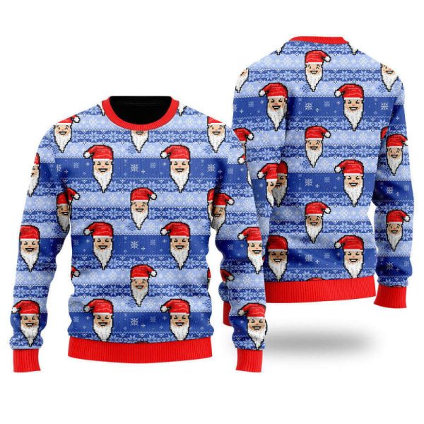 Funny Santa In Snow Ugly Christmas Sweater,  Gift For Christmas