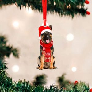German Shepherd Christmas Ornament Xmas Tree…