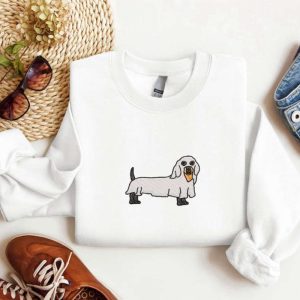 ghost dog embroidered sweatshirt 2d crewneck sweatshirt for men and women 3101 2.jpeg