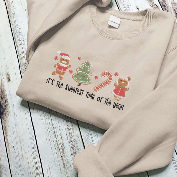 Gingerbread Cookies Sweatshirt, Gingerbread Lover Gift, Christmas Sweater