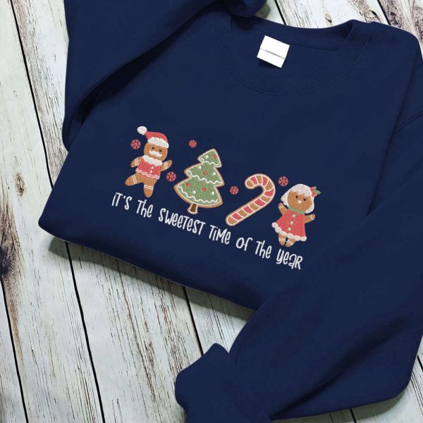 Gingerbread Cookies Sweatshirt, Gingerbread Lover Gift, Christmas Sweater