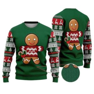 gingerbread man ugly christmas sweaters gingerman crewneck sweater gift for christmas.png