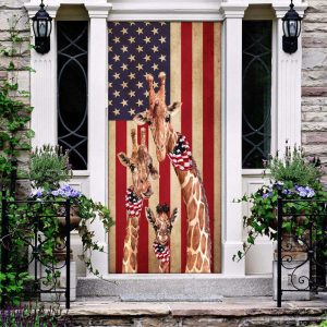 Giraffe Proud & Love Door Cover:…