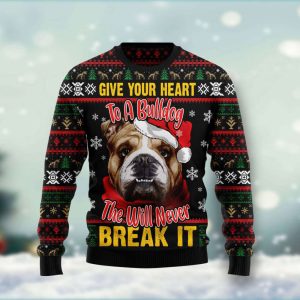 Give Your Heart Bulldog Ugly Christmas…