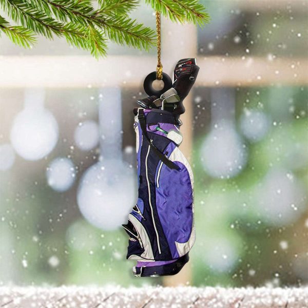 Golf Bag Ornament Christmas Tree Ornaments Best Gifts For Golf Lovers