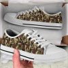 Camo Pattern Golf Low Top Canvas Print Shoes – Stylish Footwear