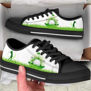 golf grass green low top shoes canvas print lowtop trendy fashion casual shoes gift for adults 1.jpeg
