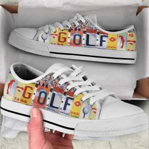 golf license plates low top shoes canvas print lowtop fashionable casual shoes gift for adults.jpeg