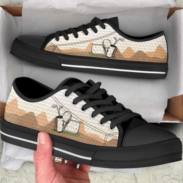 Golf MT Nude Low Top Canvas Print Shoes – Comfortable & Trendy Footwear