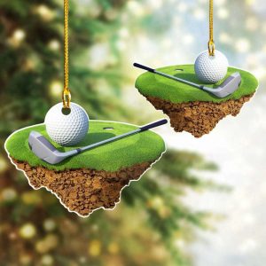 Golf Ornament Golf Xmas Tree Ornaments…