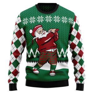 golfer santa g5925 ugly christmas sweater noel malalan signature.jpeg