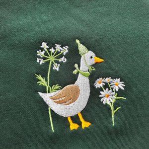 goose and daisy embroidered sweatshirt 2d crewneck sweatshirt gift for family 2 738 1.jpeg