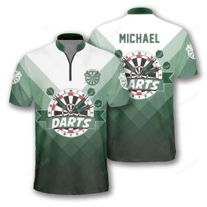 Gradient Green Darts Jerseys For Men…
