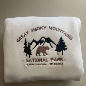 Great Smoky Mountain Embroidered Sweater 2D…