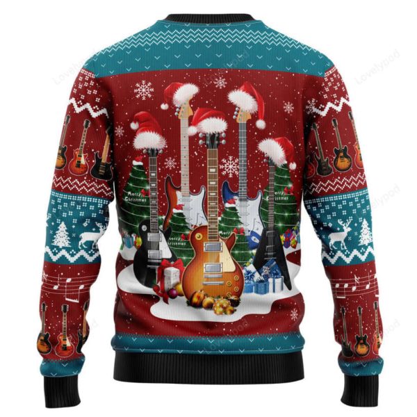 Guitar Christmas Ugly Christmas Sweater – Best Gift For Christmas