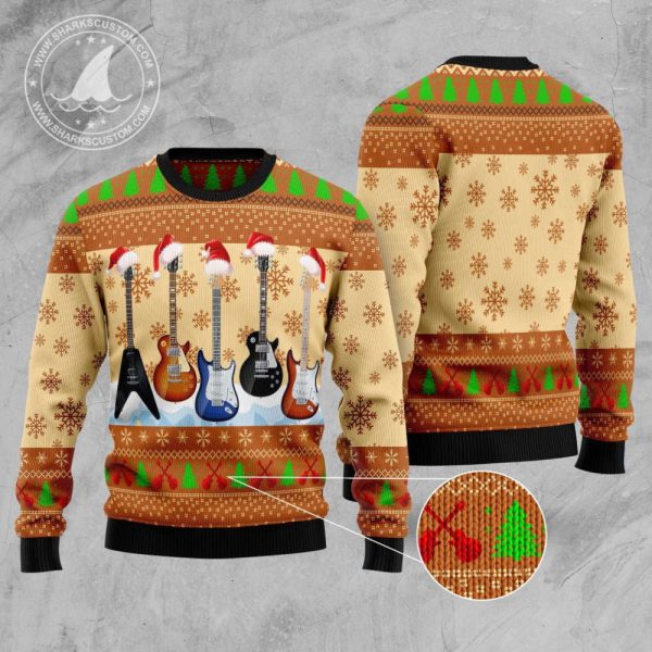 Guitar Xmas D0710 Ugly Christmas Sweater – Best Gift For Christmas